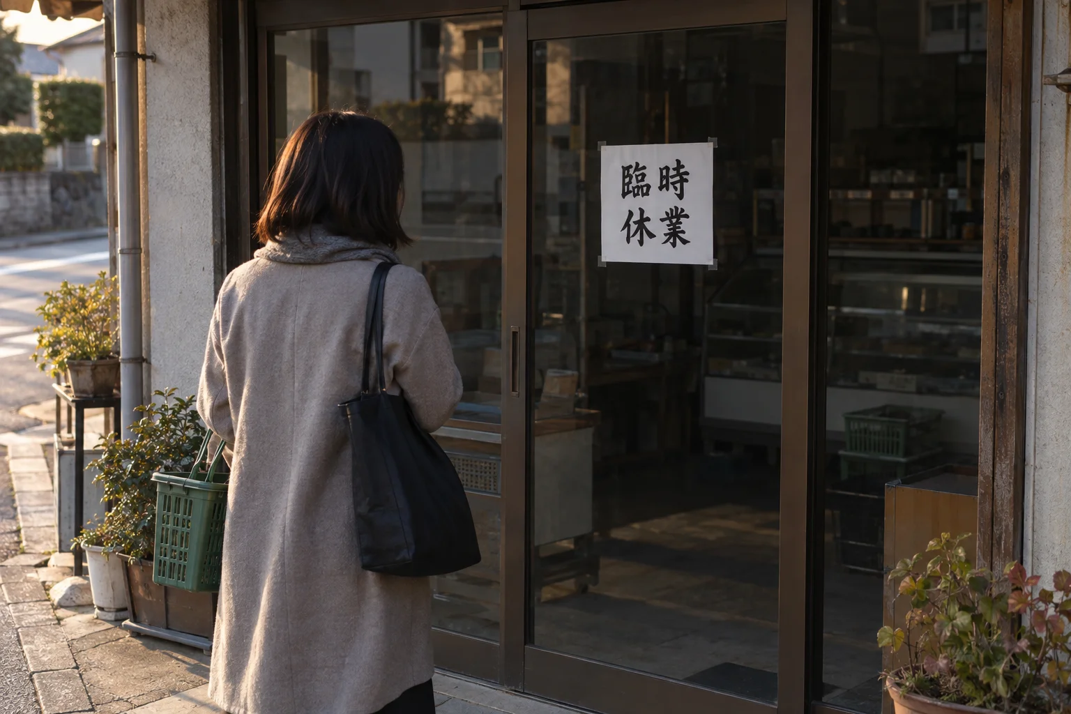 臨時休業のお知らせ 例文