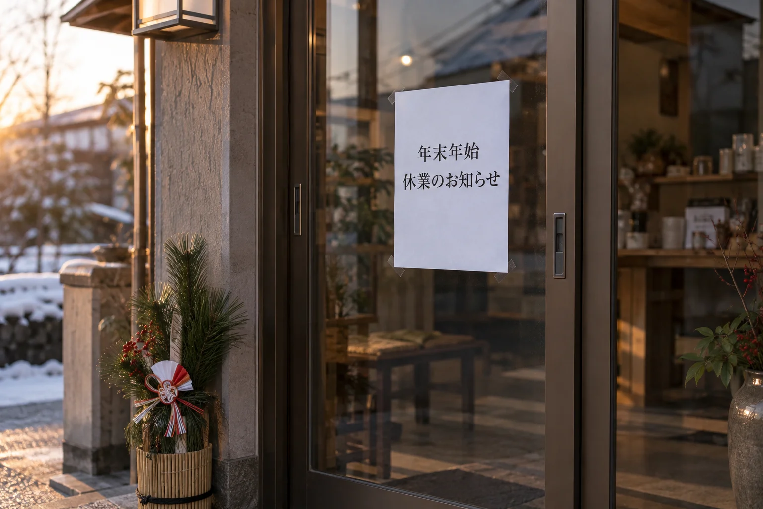 年末年始のお知らせ 例文8選