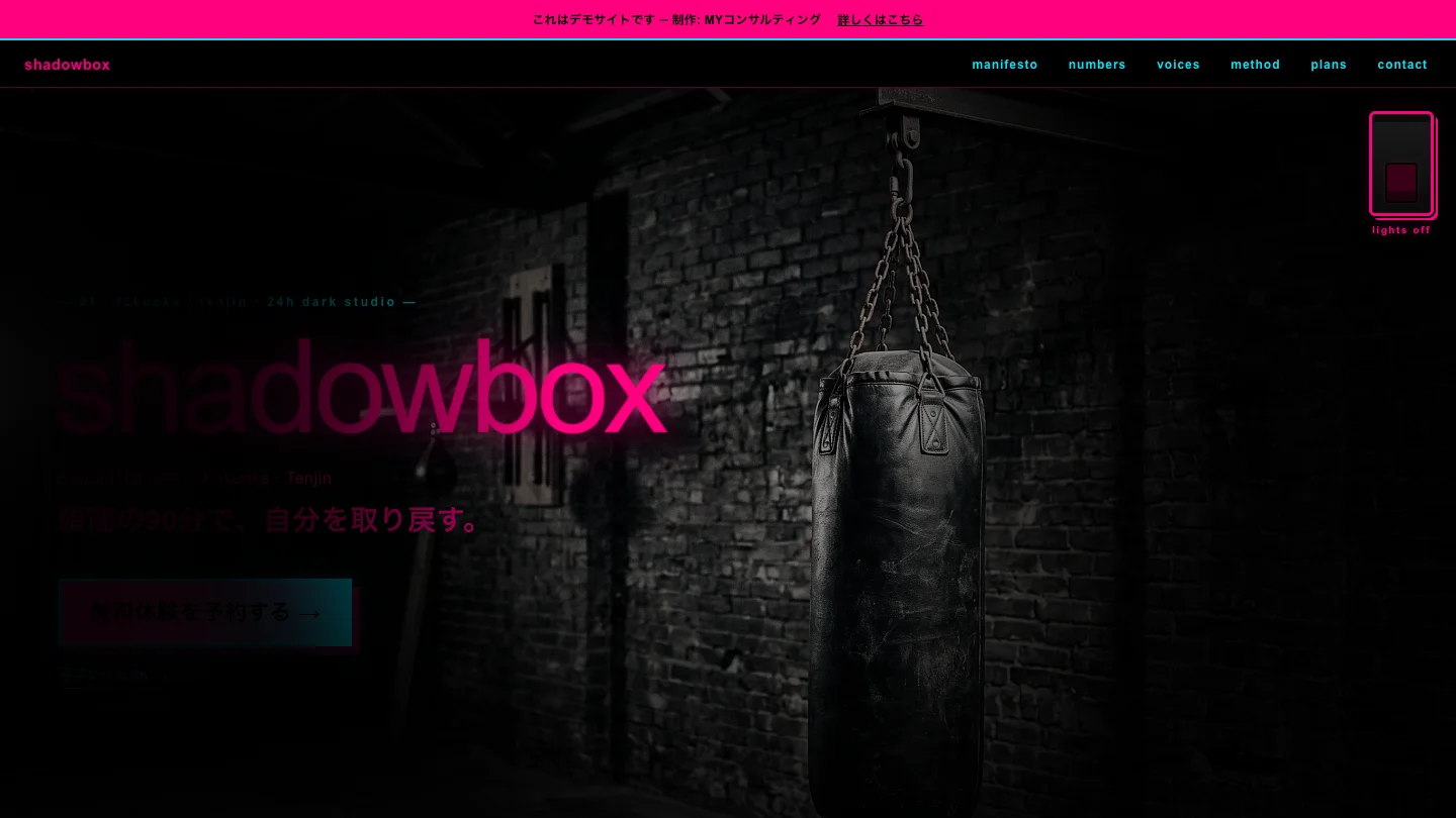 shadowbox 暗闇ボクシング PC版